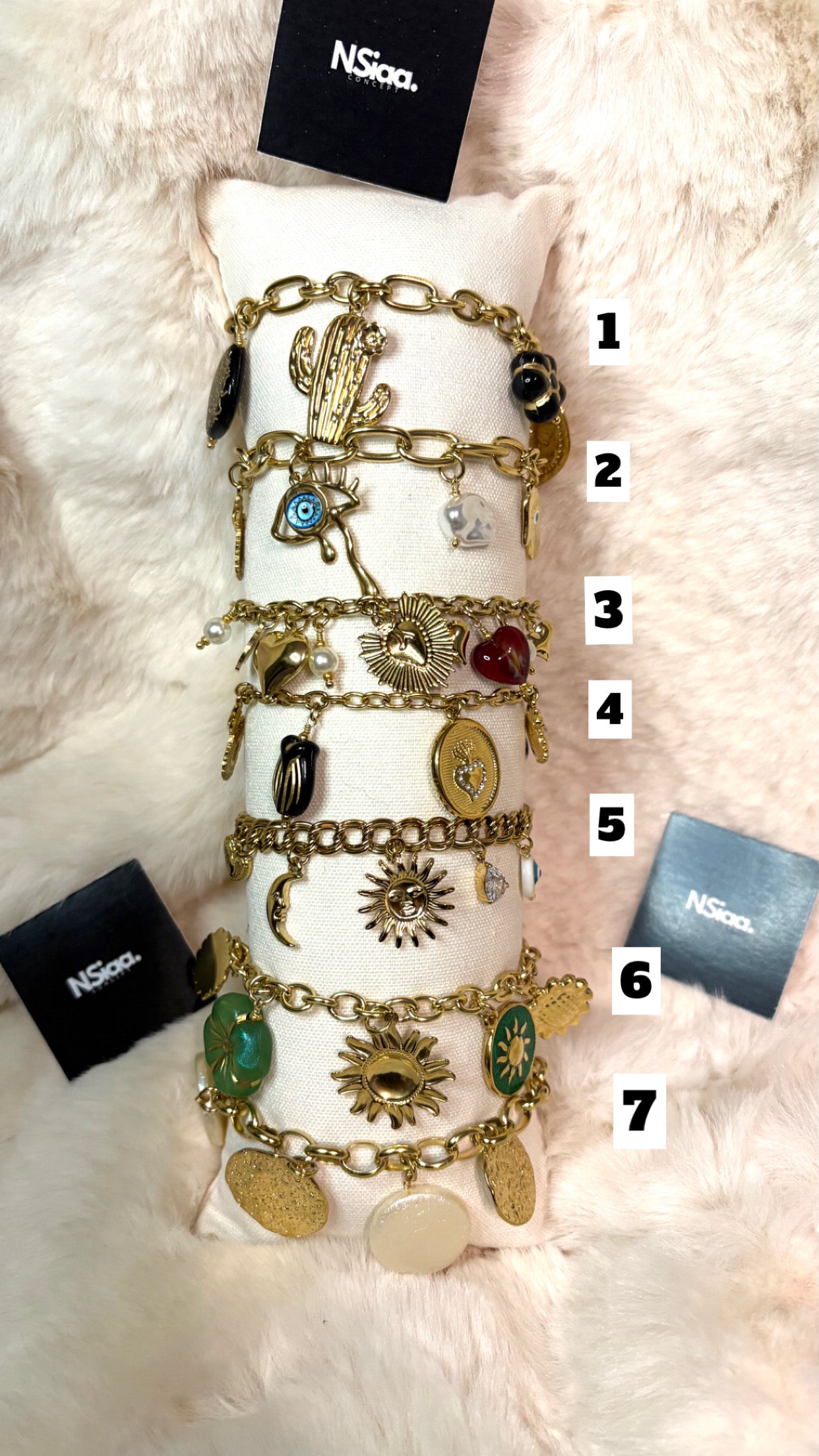 Bracelet breloque acier inoxydable