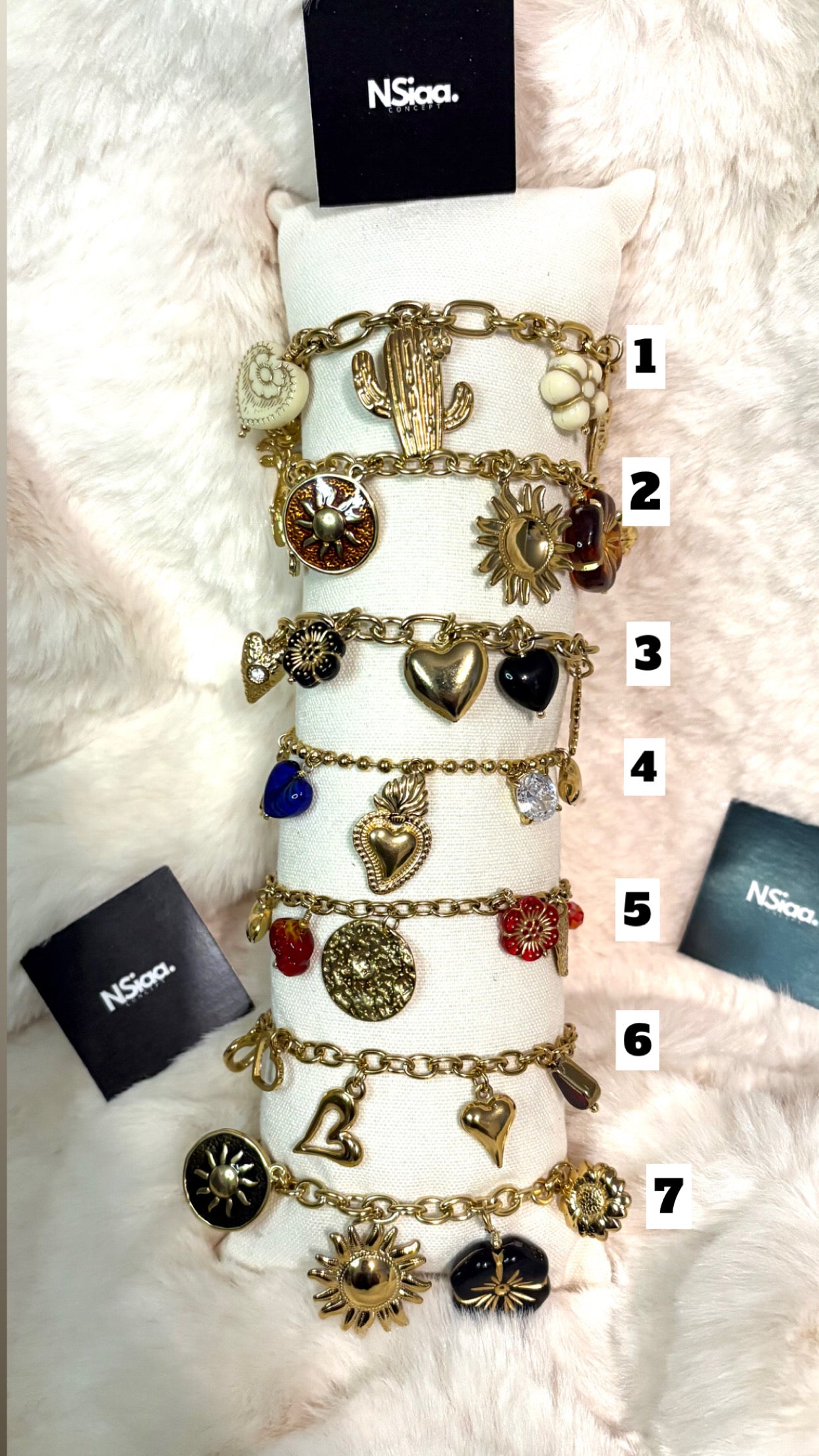 Bracelet breloque acier inoxydable