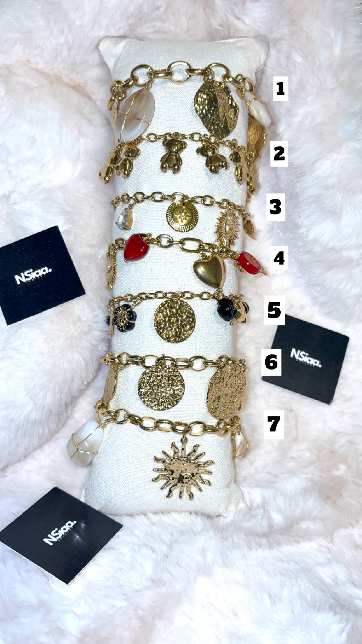 Bracelet breloque acier inoxydable