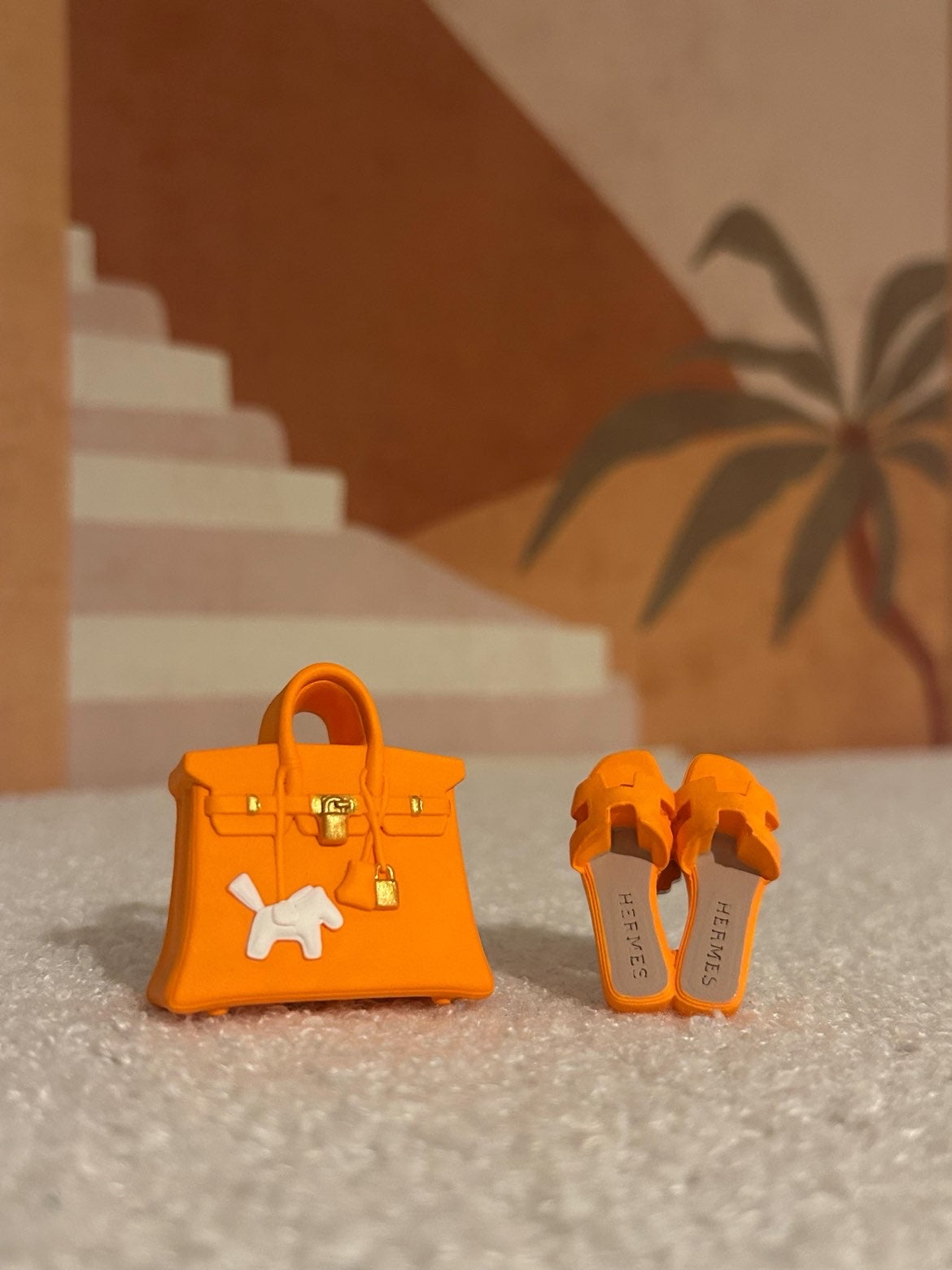 Duo diffuseurs de voiture orange