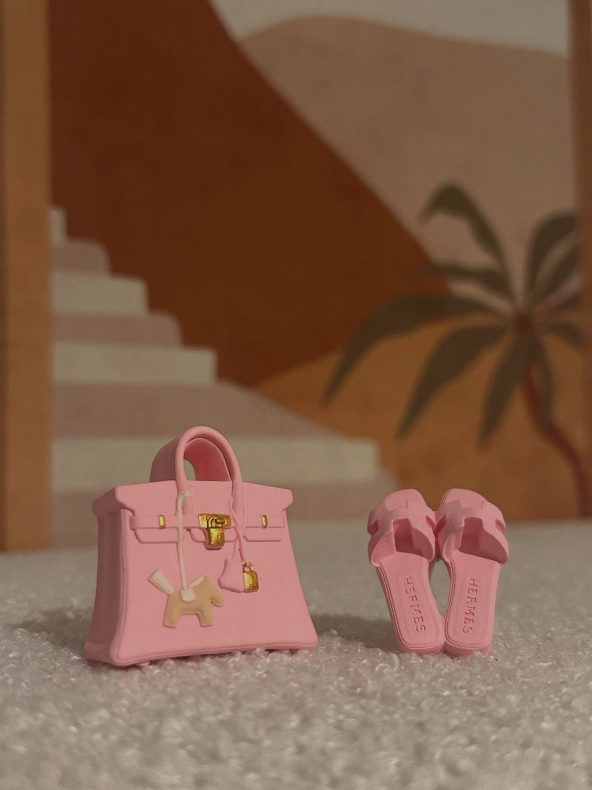 Duo diffuseurs de voiture rose