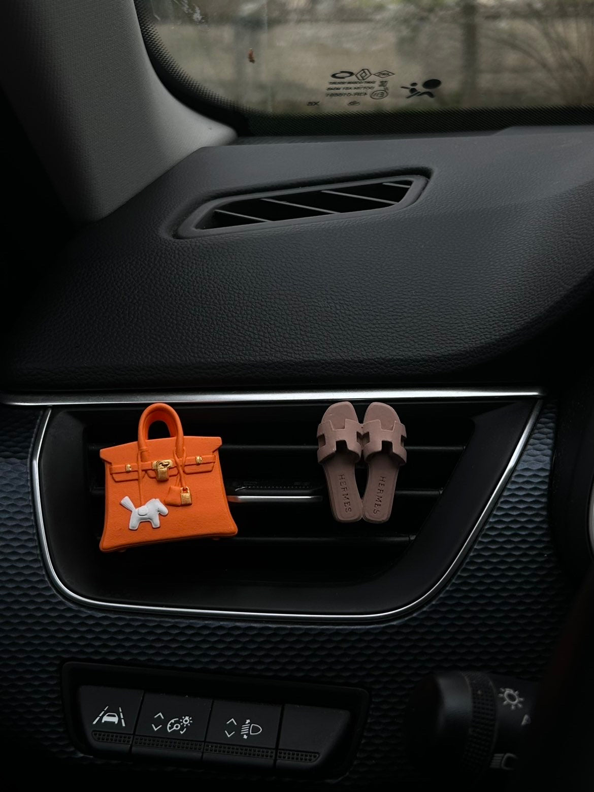 Duo diffuseurs de voiture blanc